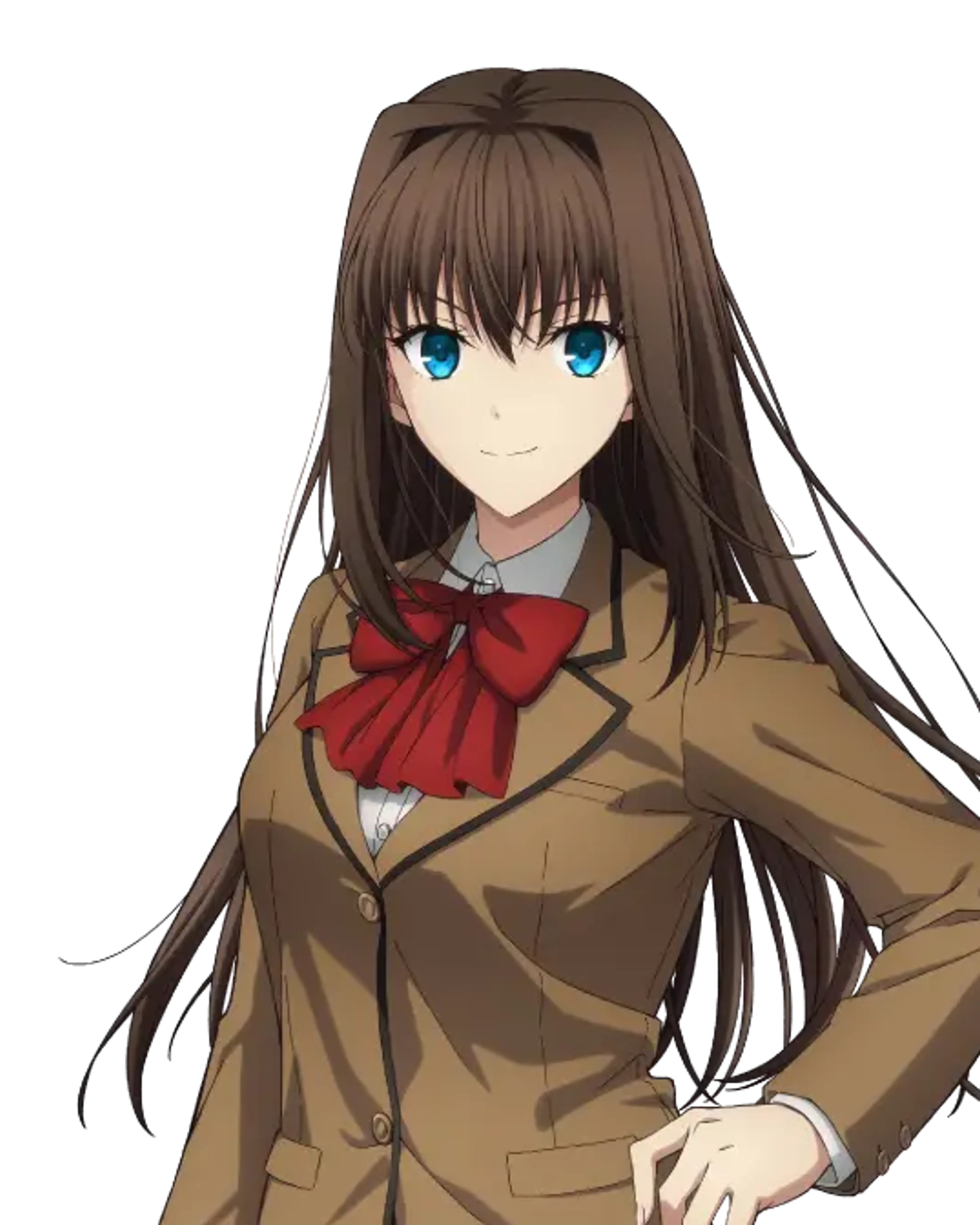 Official character art of Aoko Aozaki.