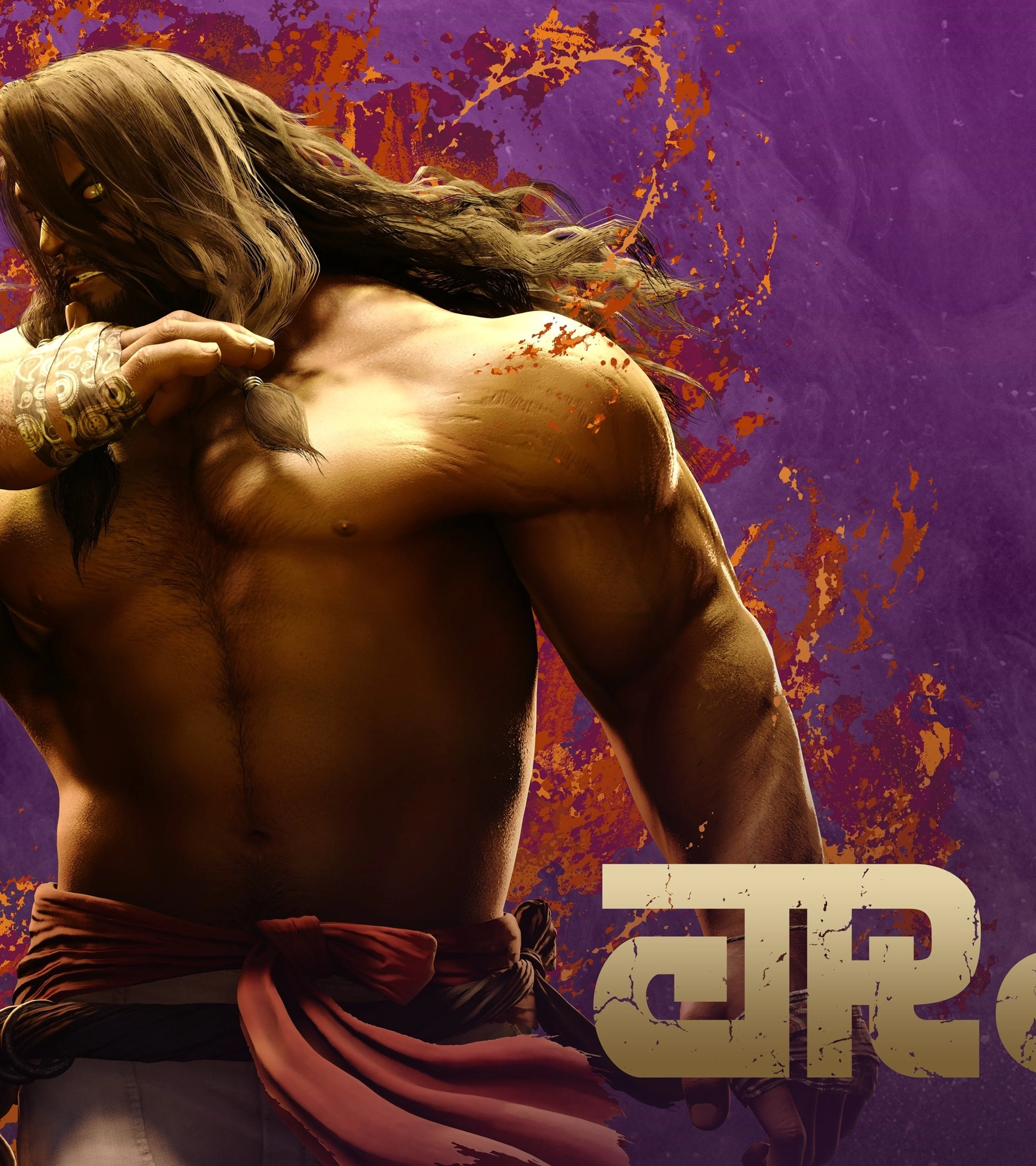 Arjun exhales as he prepares to fight in official Street Fighter 6 key art.