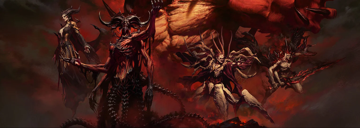 Demons fill official artwork for Diablo at BlizzCon 2026.