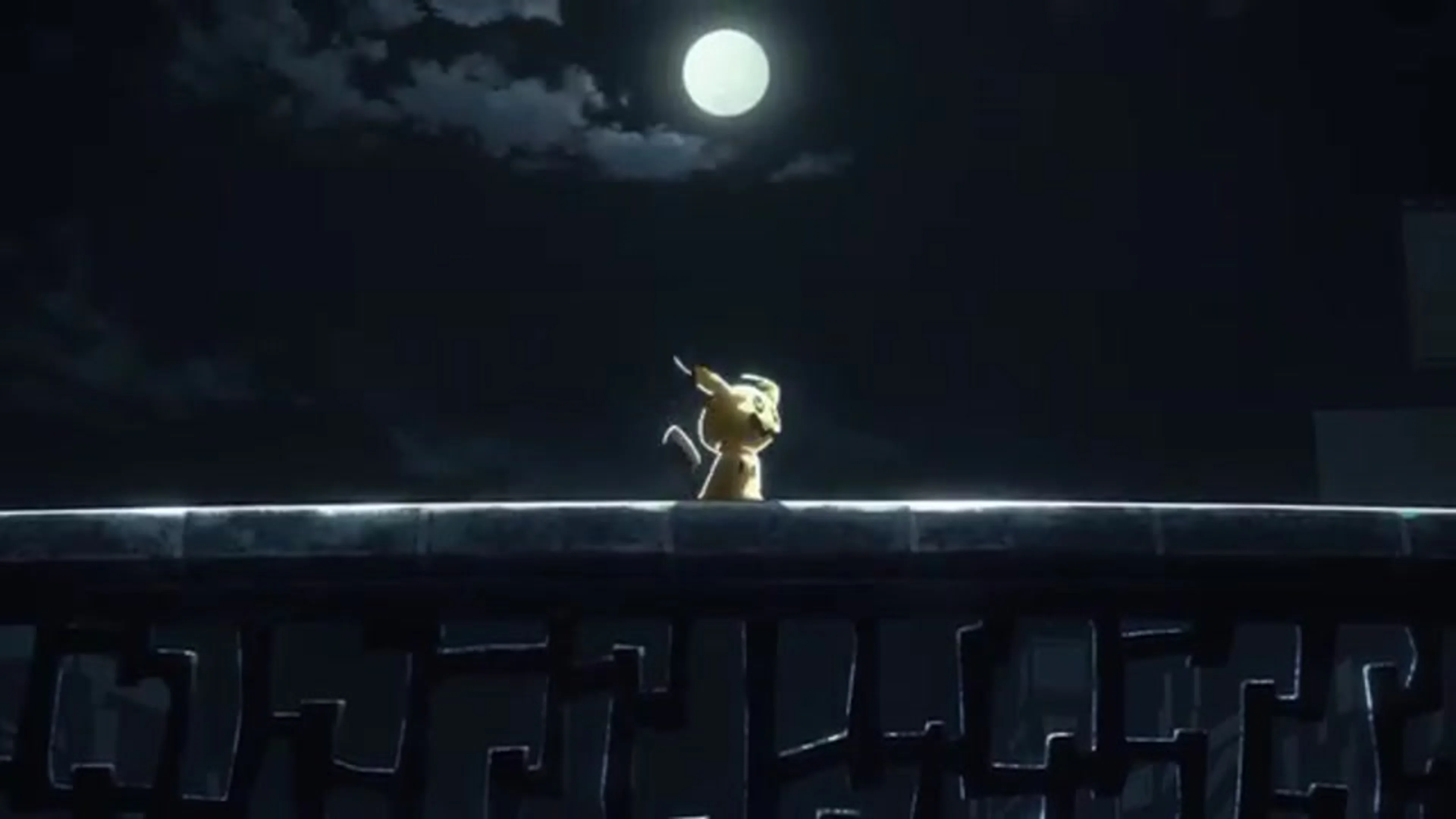 Mimikyu appears under the moon in the Pokémon: Wild Card teaser.