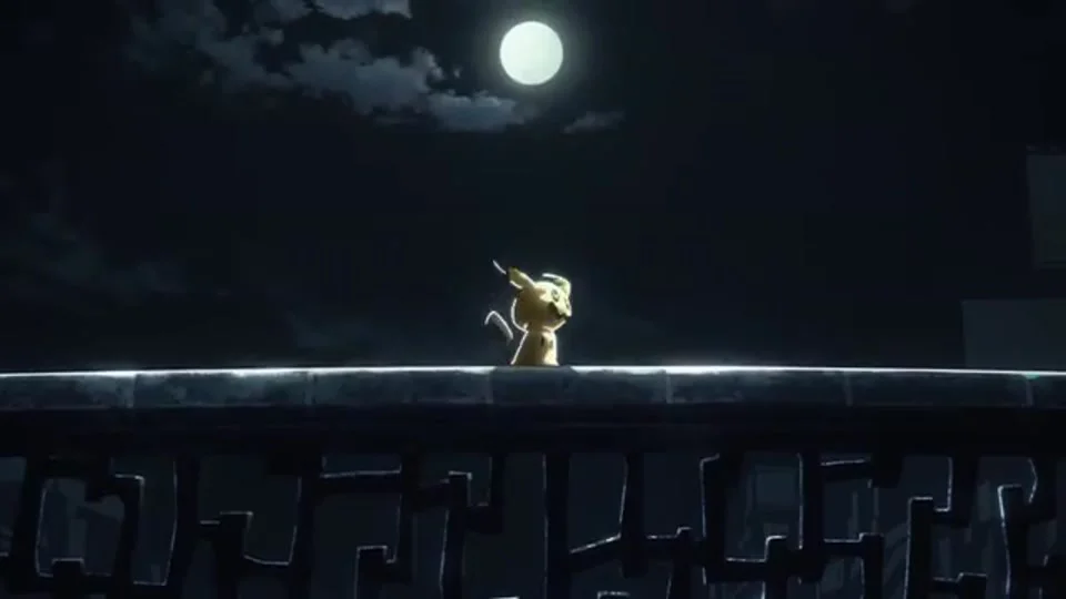 Mimikyu appears under the moon in the Pokémon: Wild Card teaser.