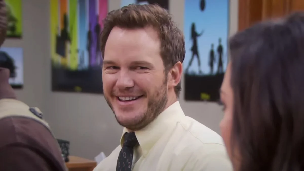 Chris Pratt as Andy Dwyer in Parks and Recreation.