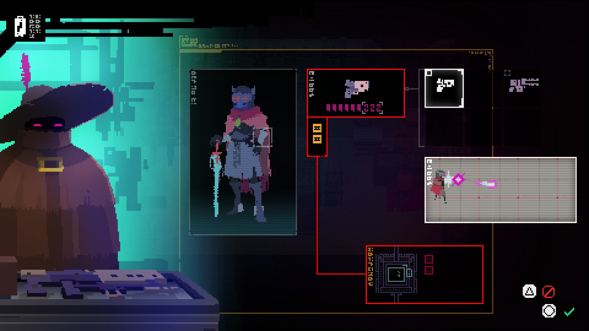 The character and equipment screen shows the Drifter and several gear panels.
