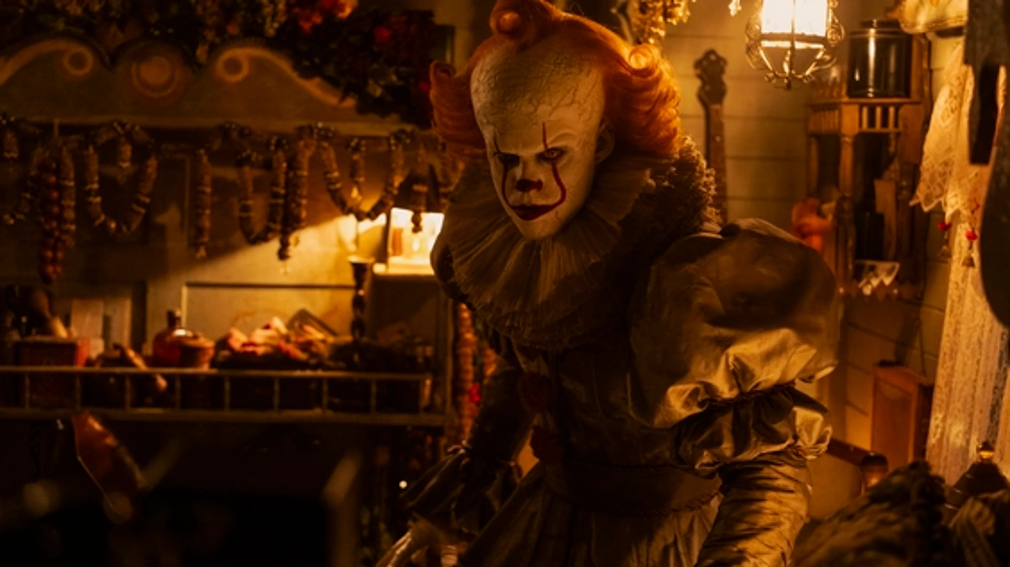 Bill Skarsgård as Pennywise in IT: Welcome to Derry.