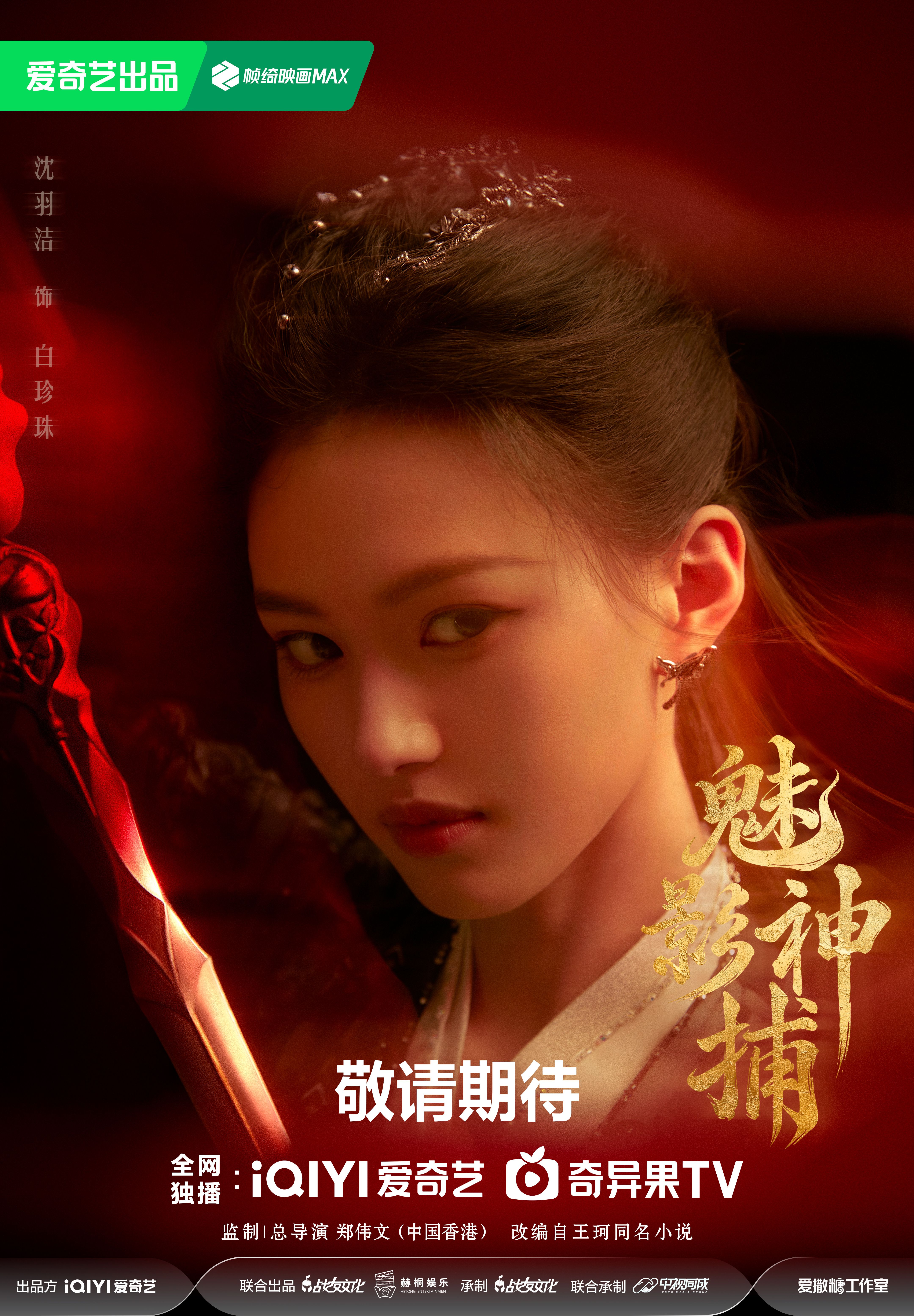 Shen Yujie as Bai Zhenzhu in a Shadow Punisher September 29 character poster.