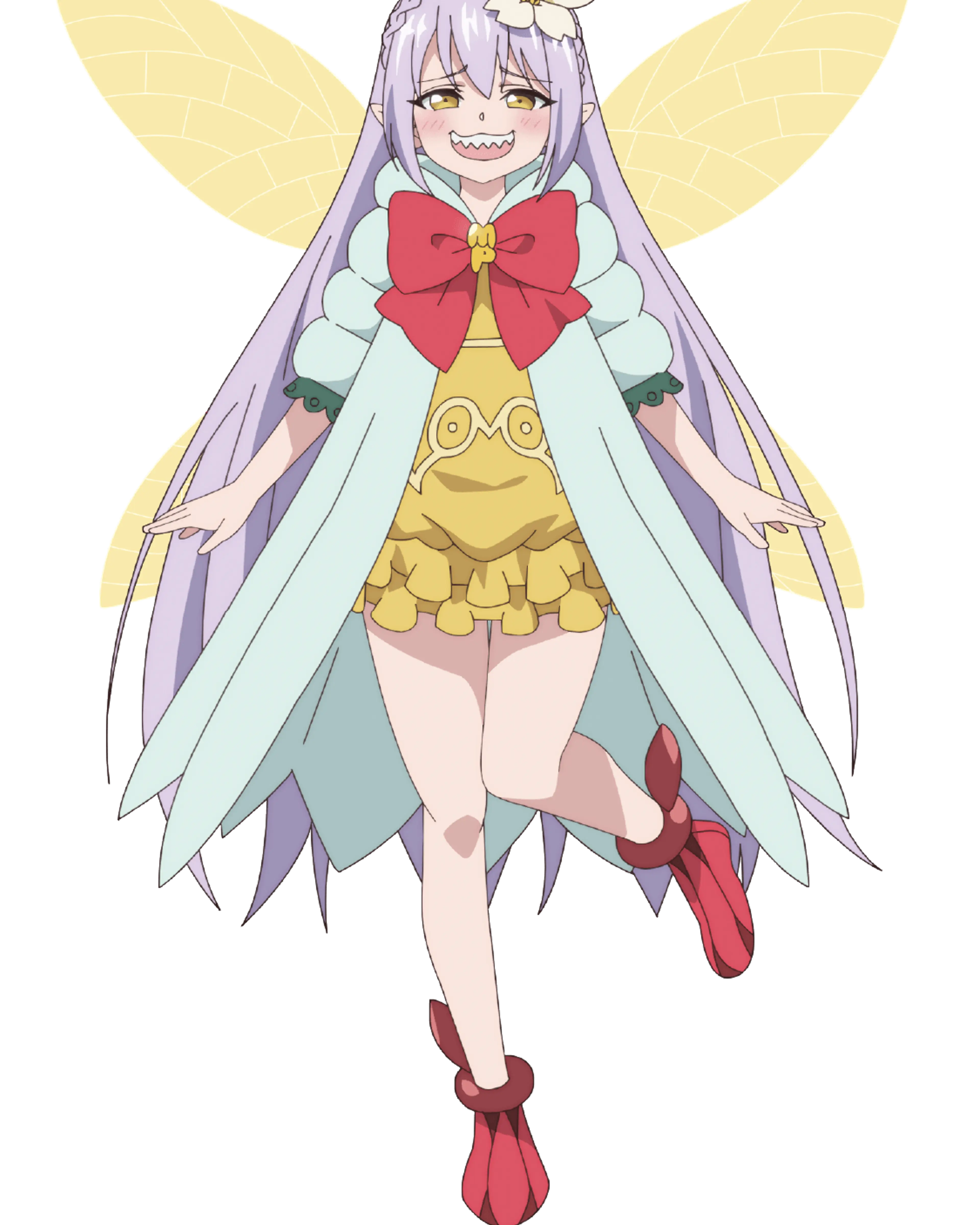 Empee’s official full-length design shows the support fairy’s wings and pale hair.