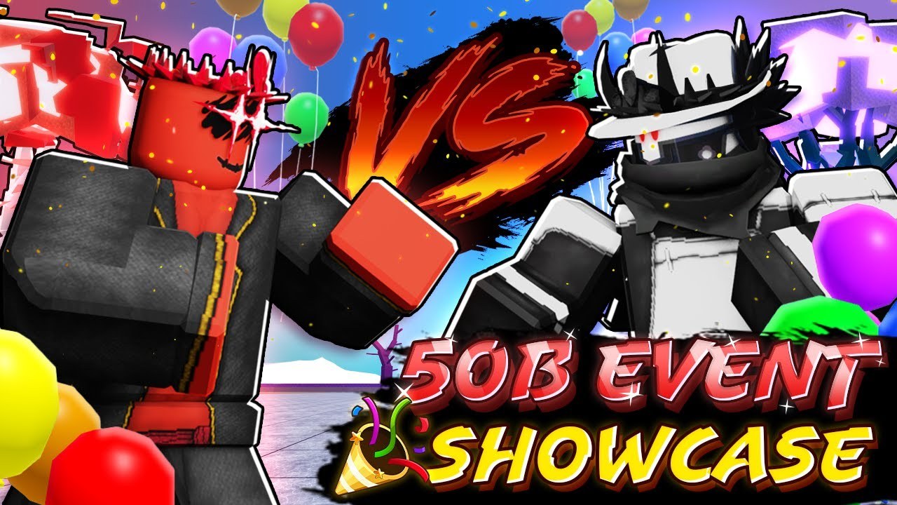Official Blox Fruits event artwork showing players and special rewards.