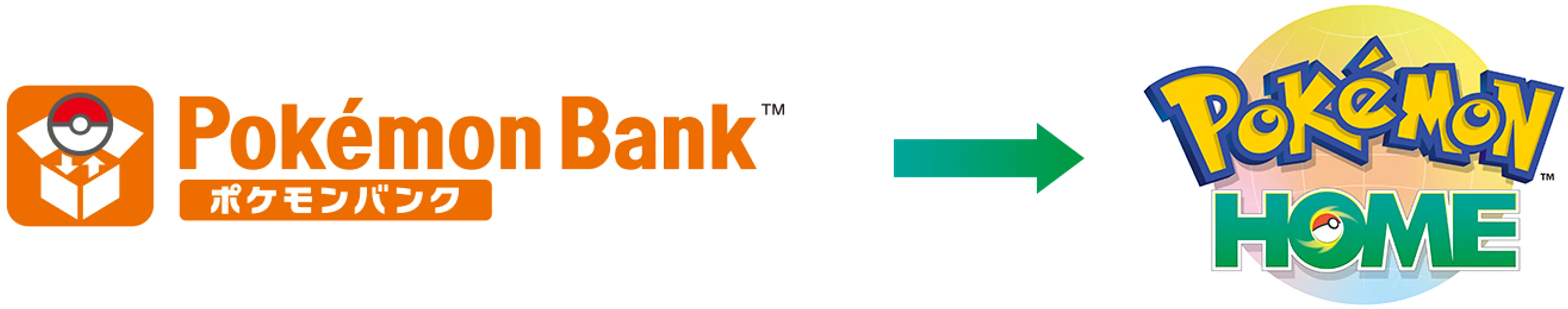 Official diagram showing Pokémon moving from Pokémon Bank to Pokémon HOME.