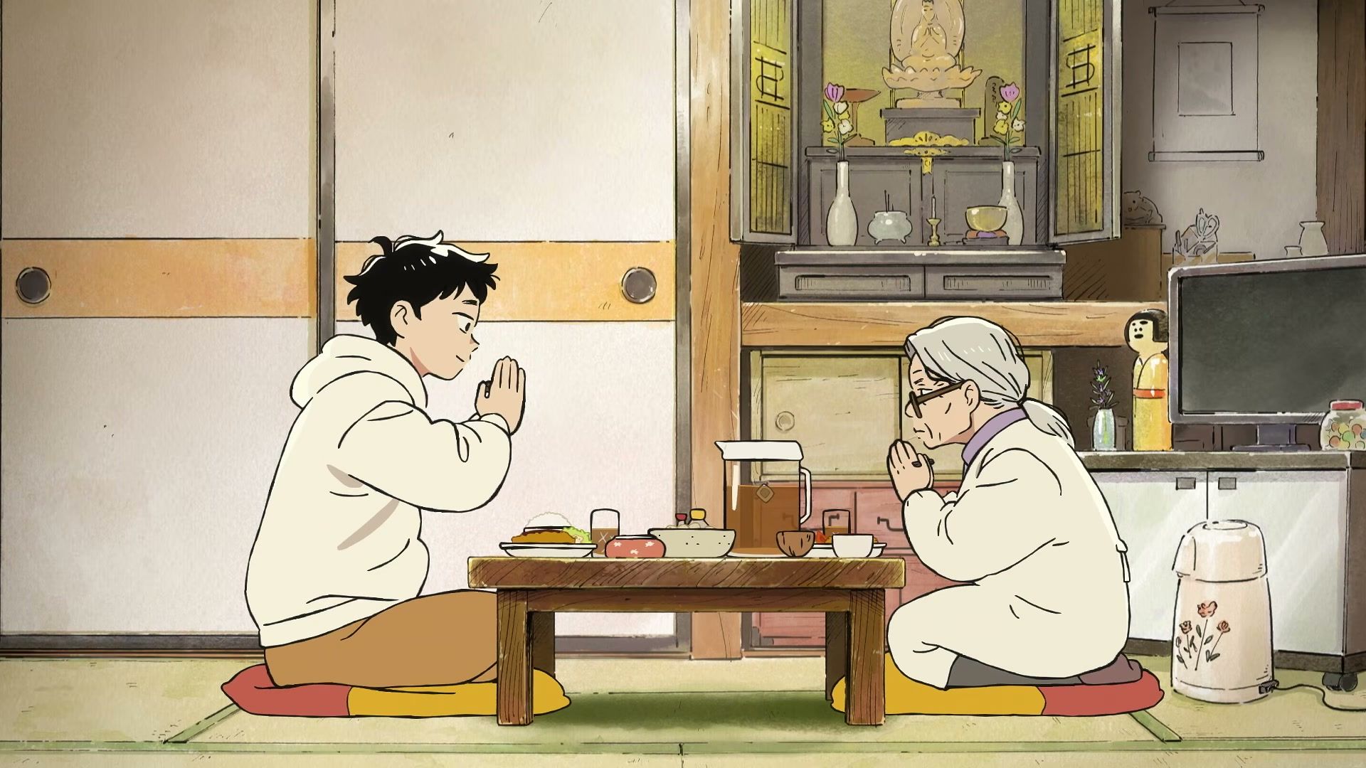Hiroto and Hanae appear together in a teaser frame.