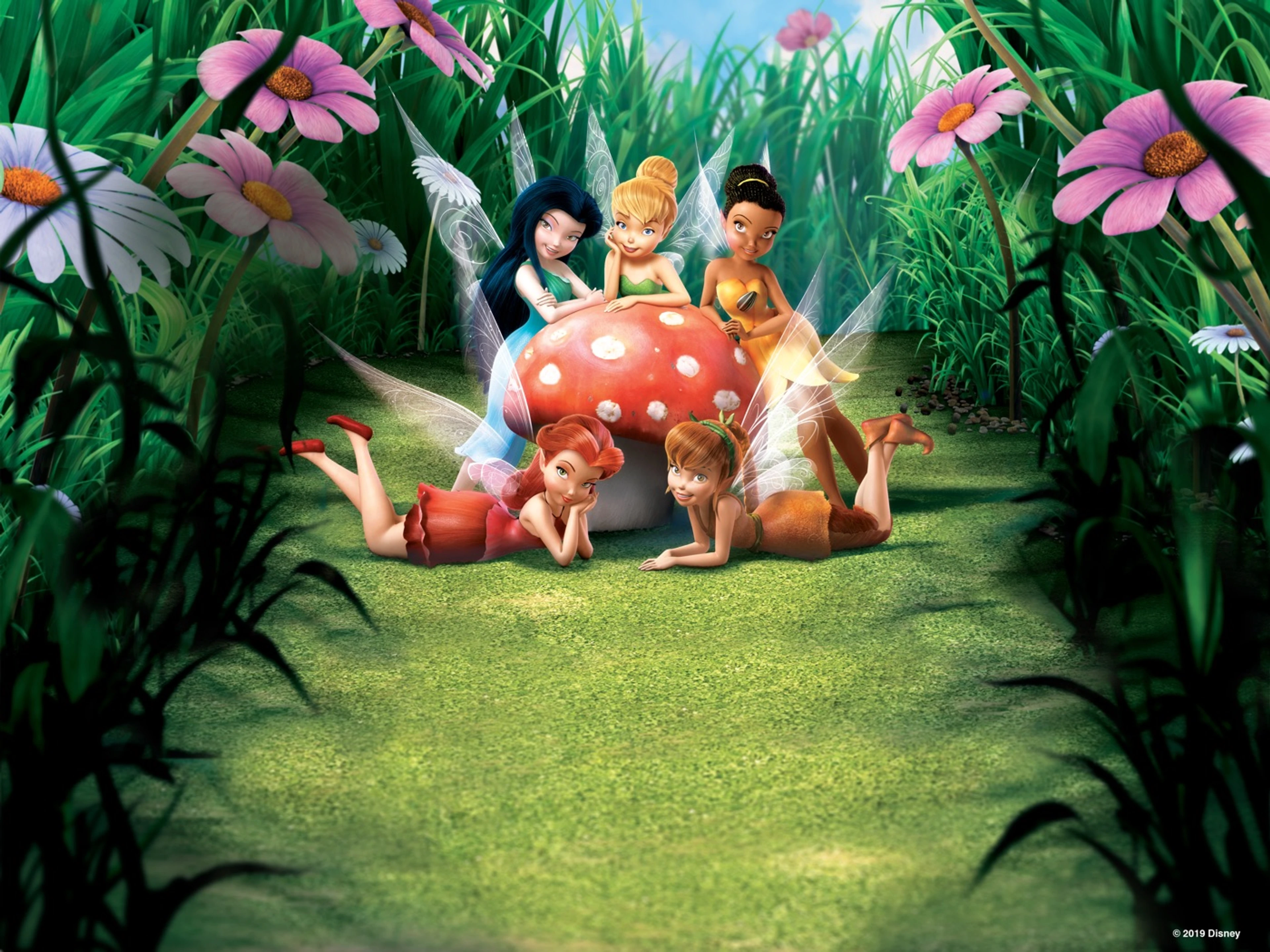 Characters from Disney Fairies.