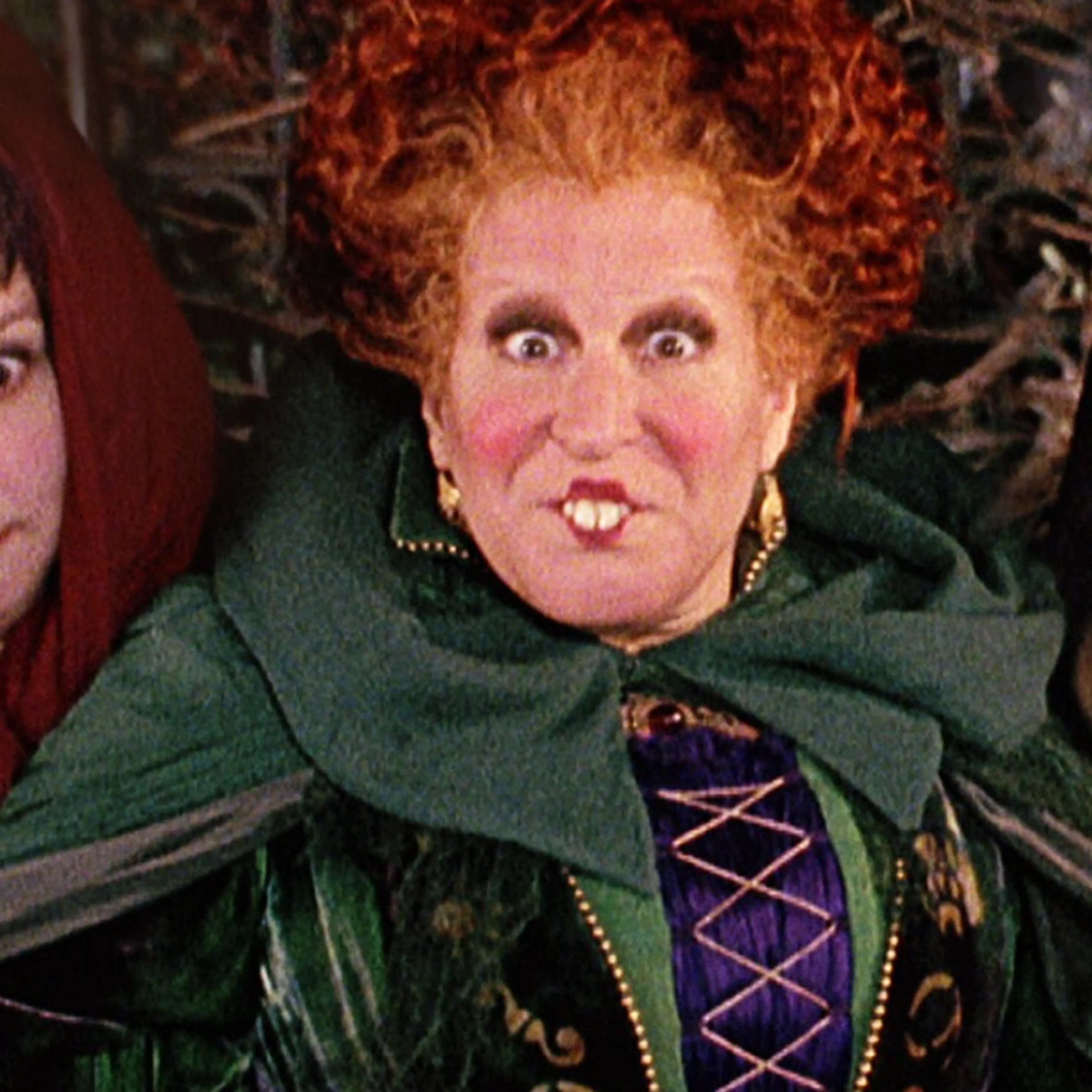 Bette Midler as Winifred Sanderson in the 1993 Hocus Pocus.