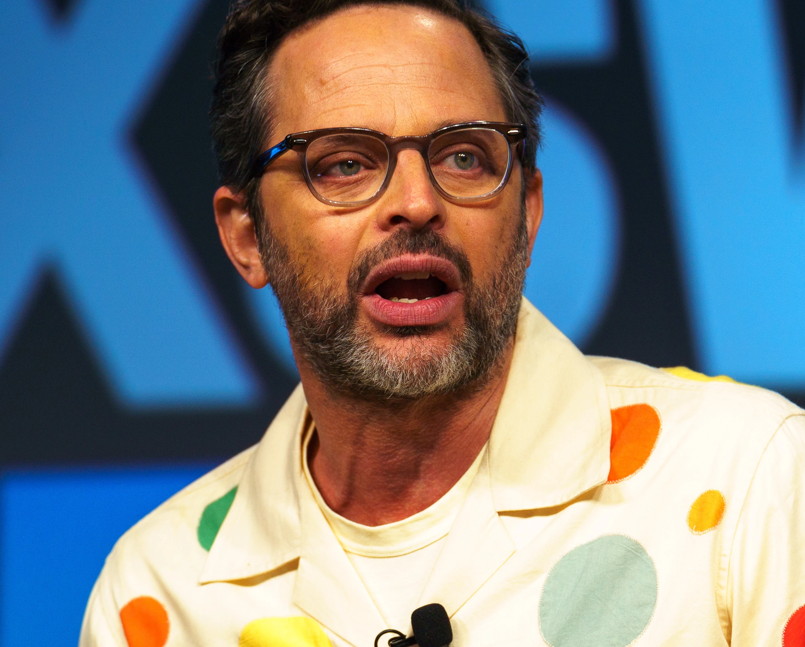 Nick Kroll speaking at South by Southwest in 2024.