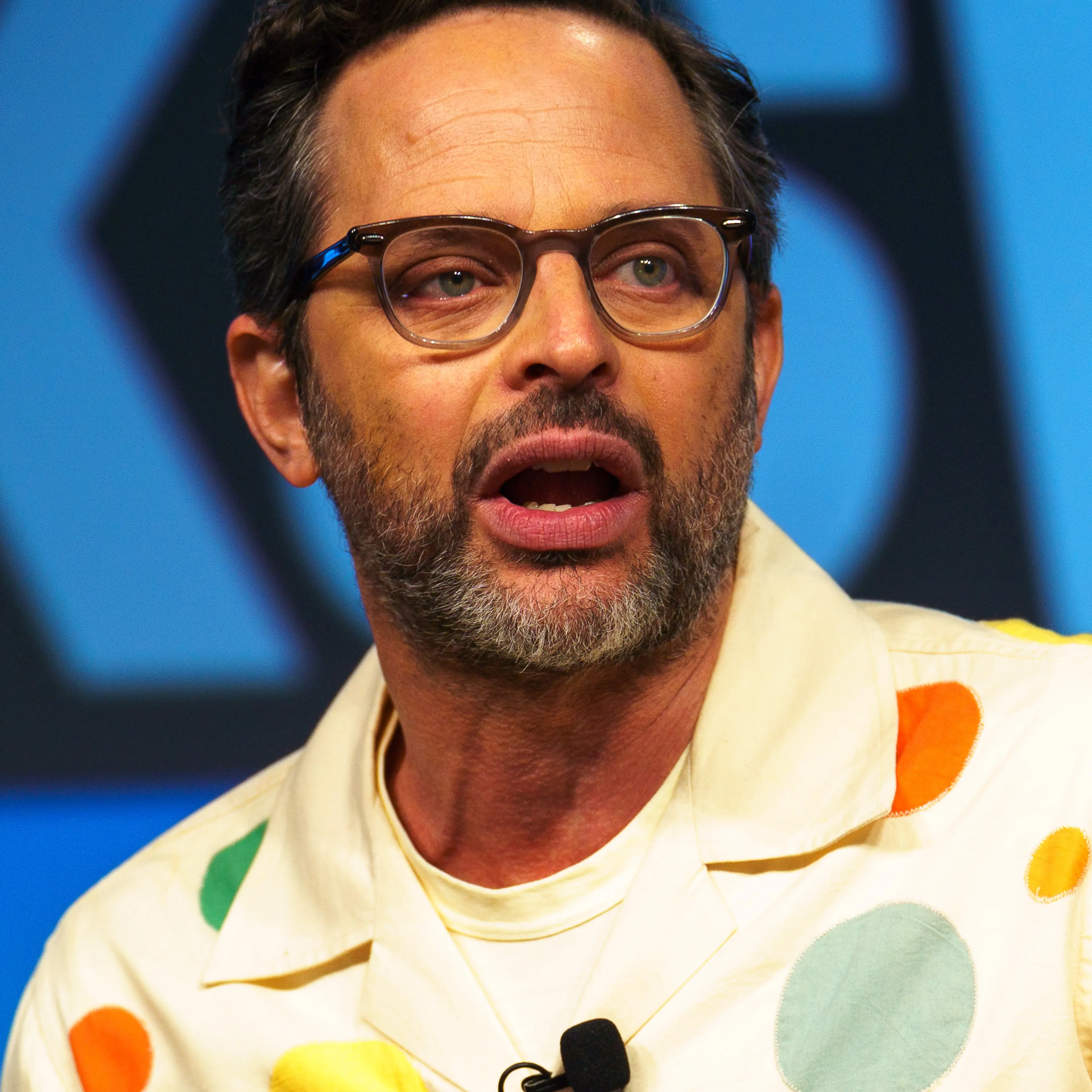 Nick Kroll speaking at South by Southwest in 2024.