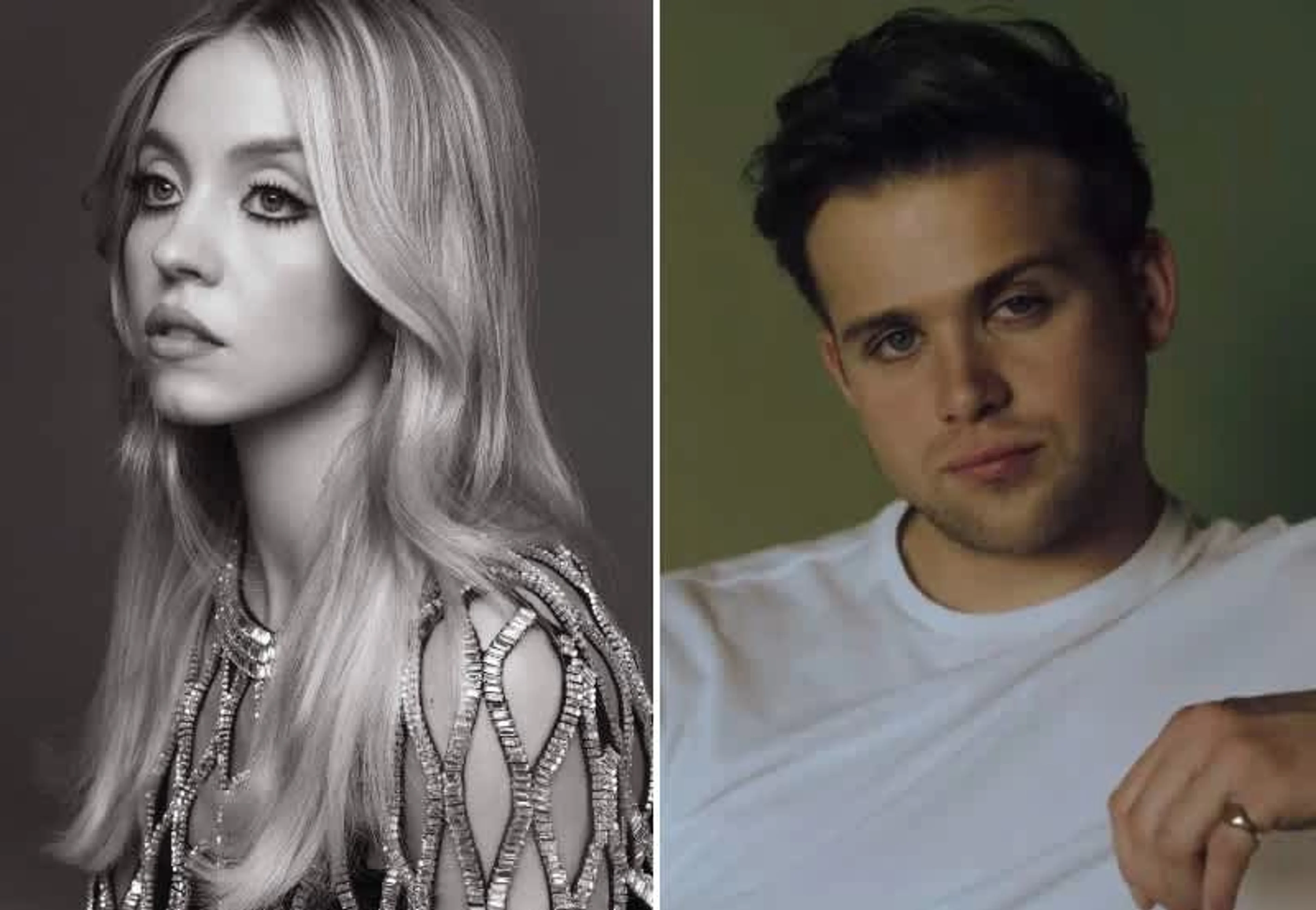 Sydney Sweeney and Leo Woodall appear together in a portrait released during the film’s production announcement.