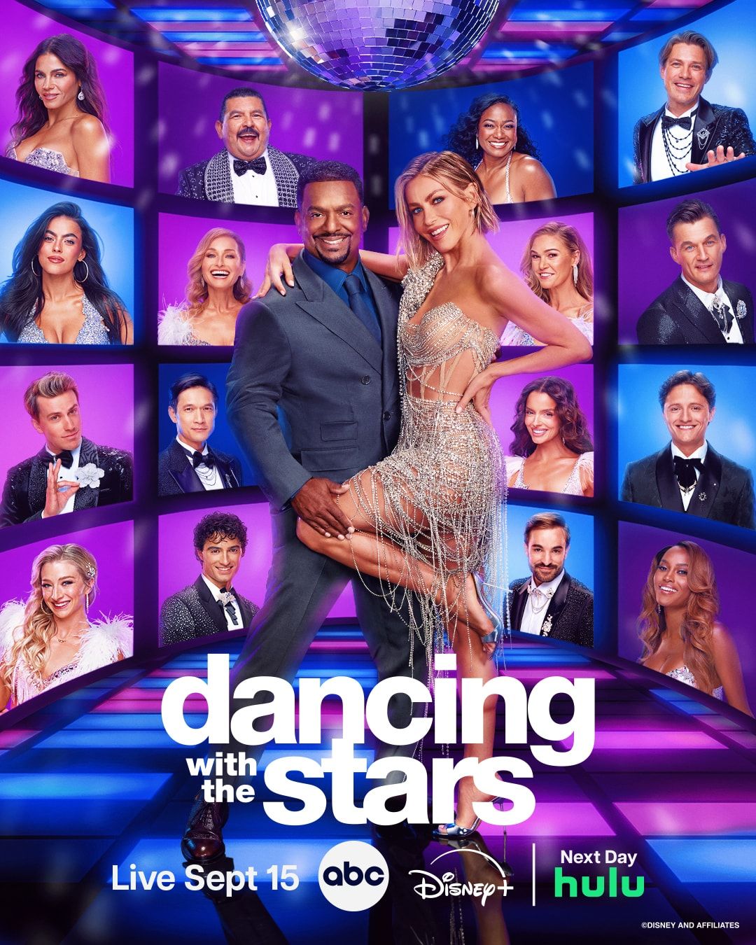 Official Dancing with the Stars Season 35 ensemble poster.