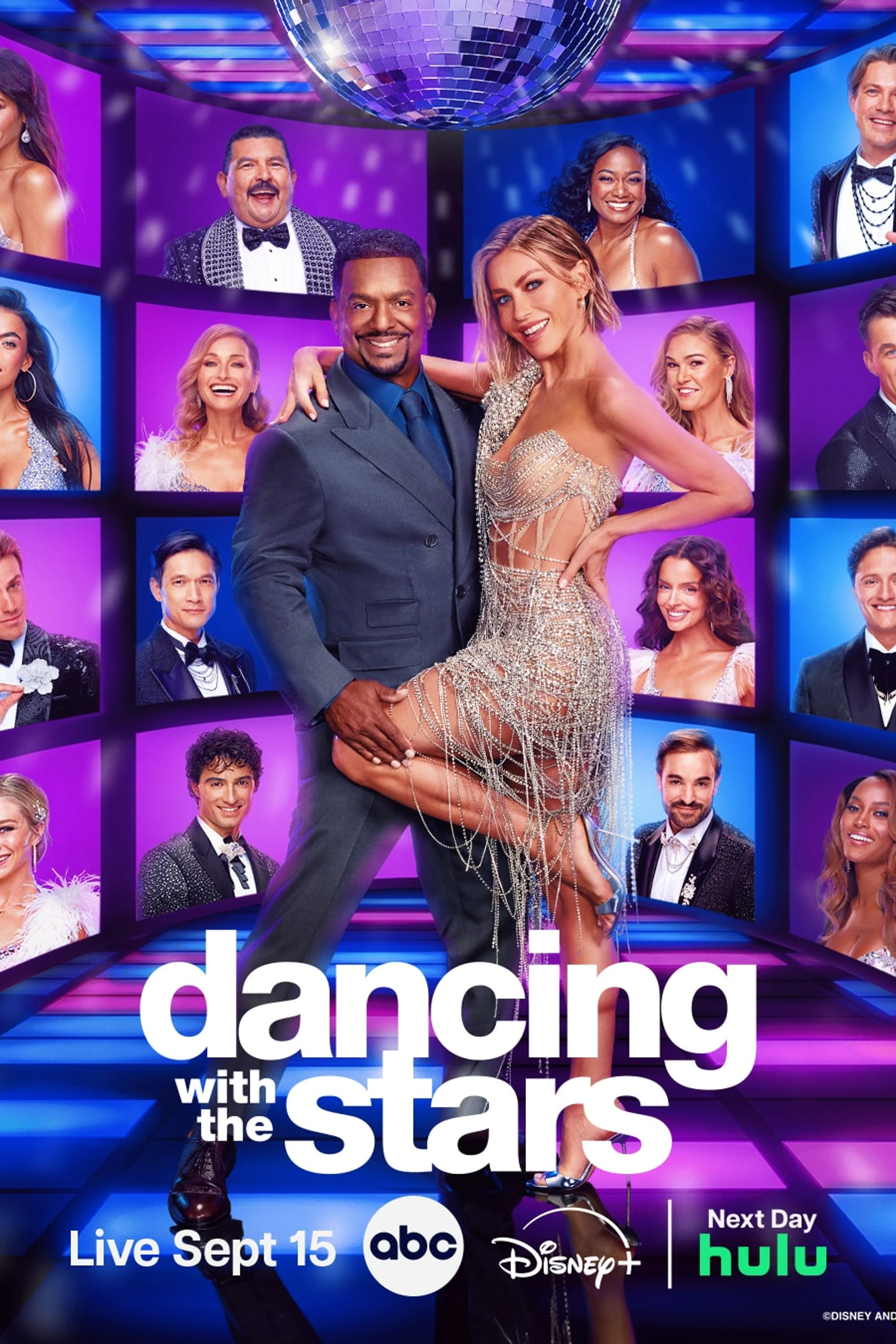 Official Dancing with the Stars Season 35 ensemble poster.