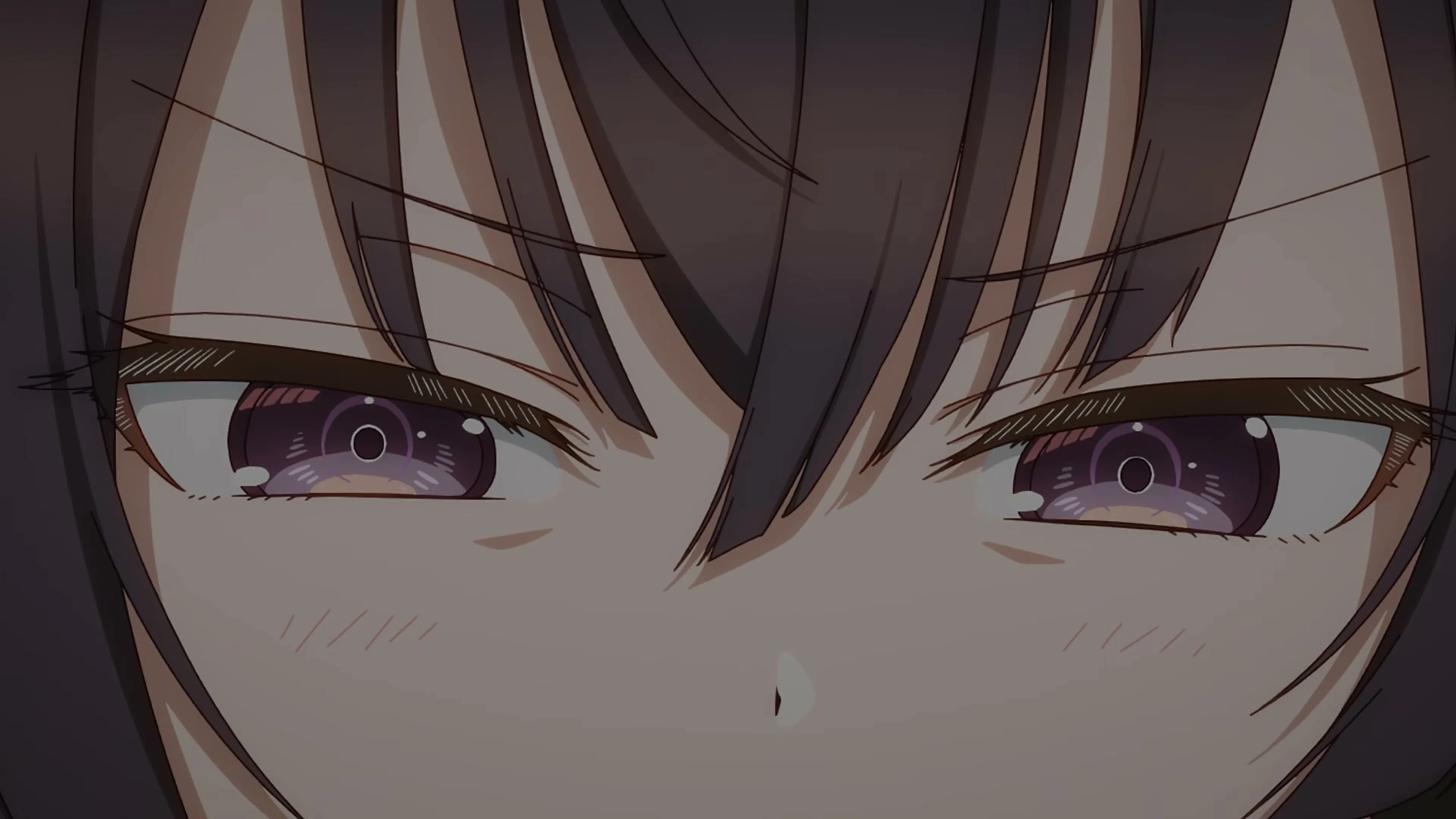 Yuki looks emotional in a close view from the Roshidere Season 2 teaser.