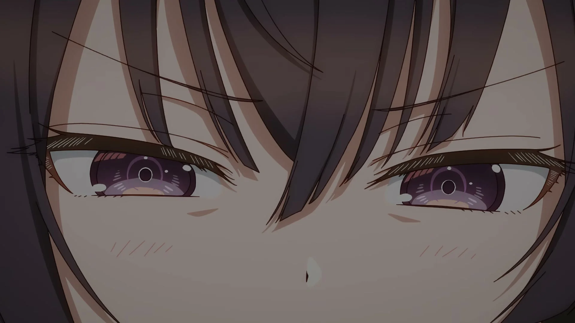 Yuki looks emotional in a close view from the Roshidere Season 2 teaser.