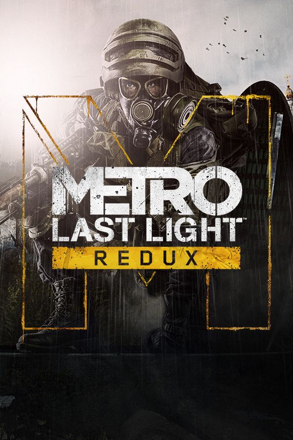Official Metro Last Light Redux cover with a masked Ranger and yellow title.