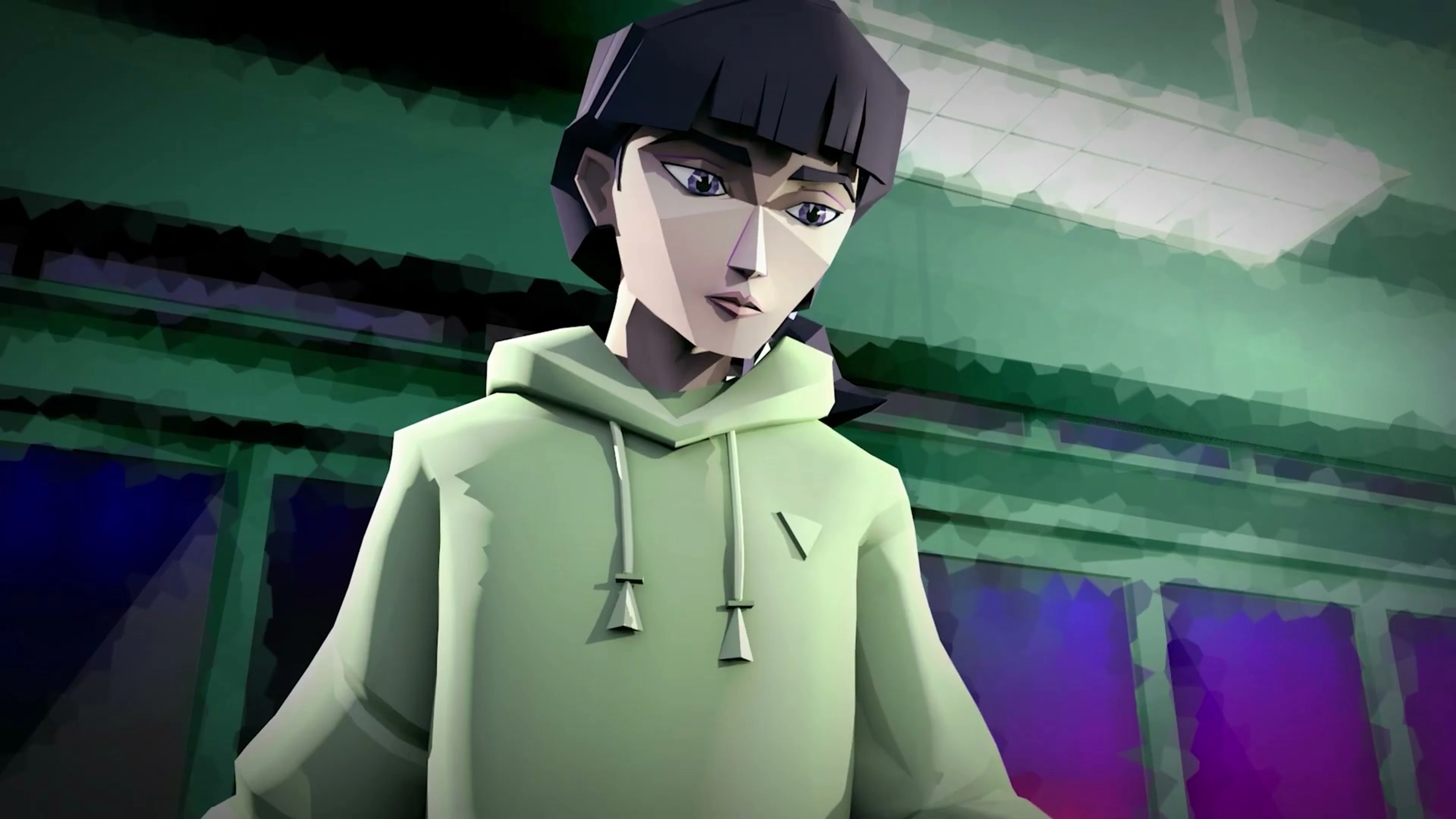 Hope Song holds a paper while investigating in Hope in the City.