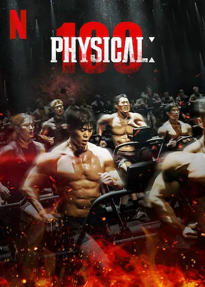 Contestants compete in the wider Physical franchise in an official Netflix key image.
