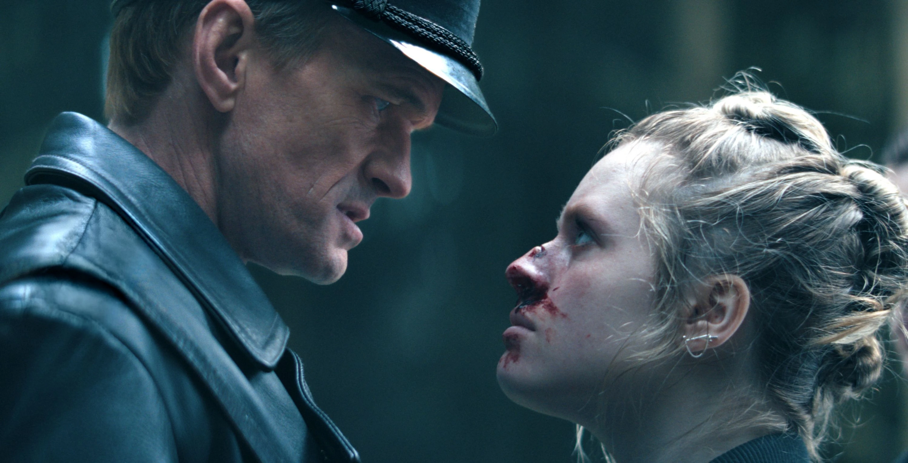 Neil Patrick Harris faces Lulu Wilson’s bloodied Becky in The Last Temptation of Becky.