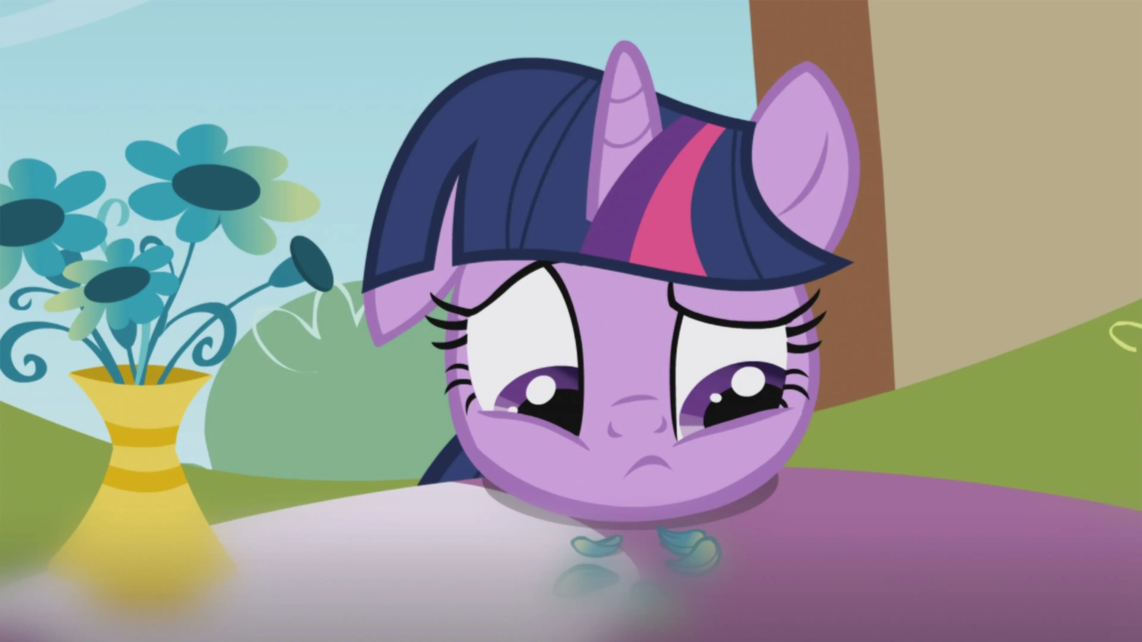 Twilight Sparkle in her early unicorn form.
