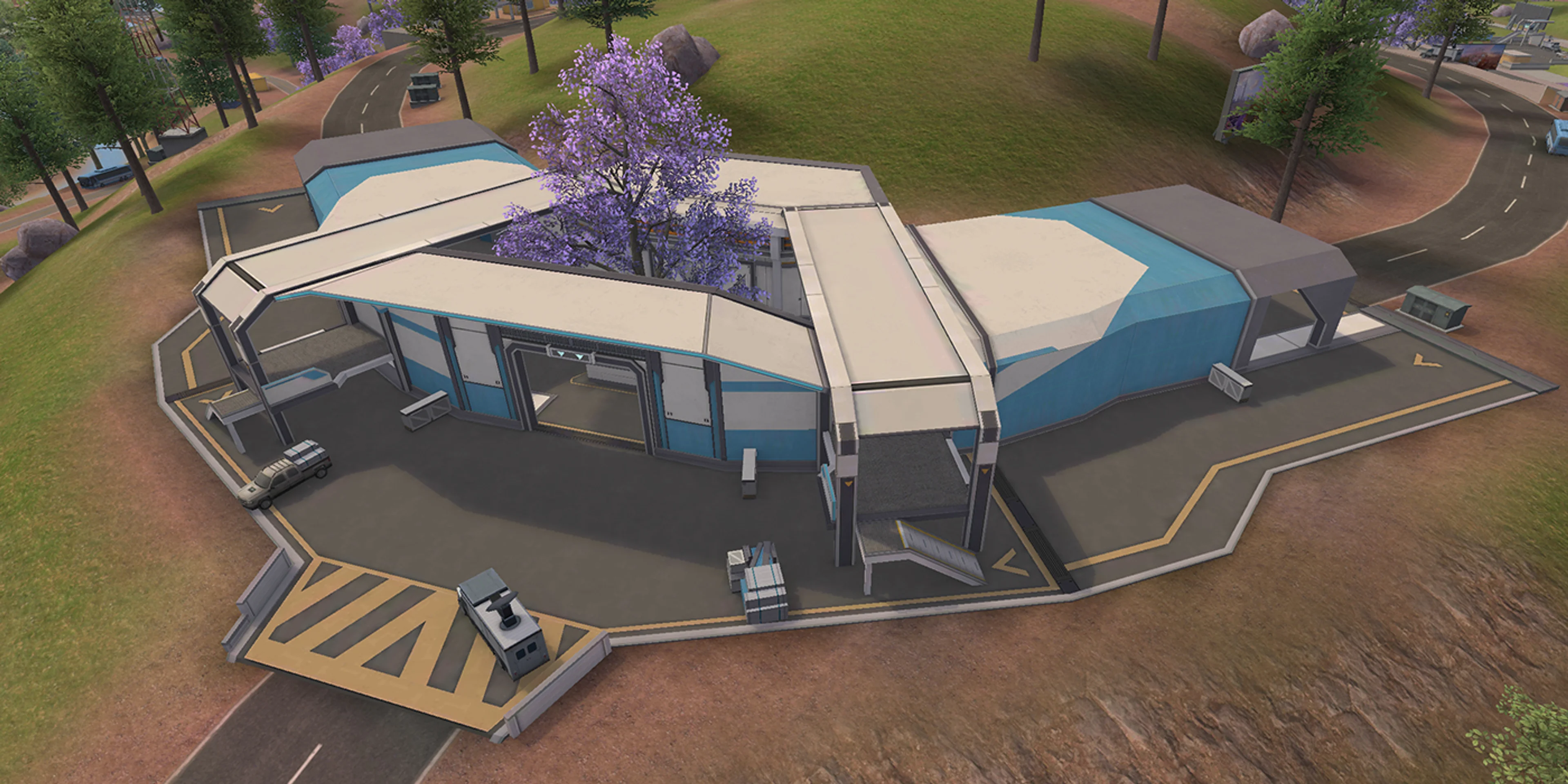 Archway on the Solara map in Free Fire MAX.