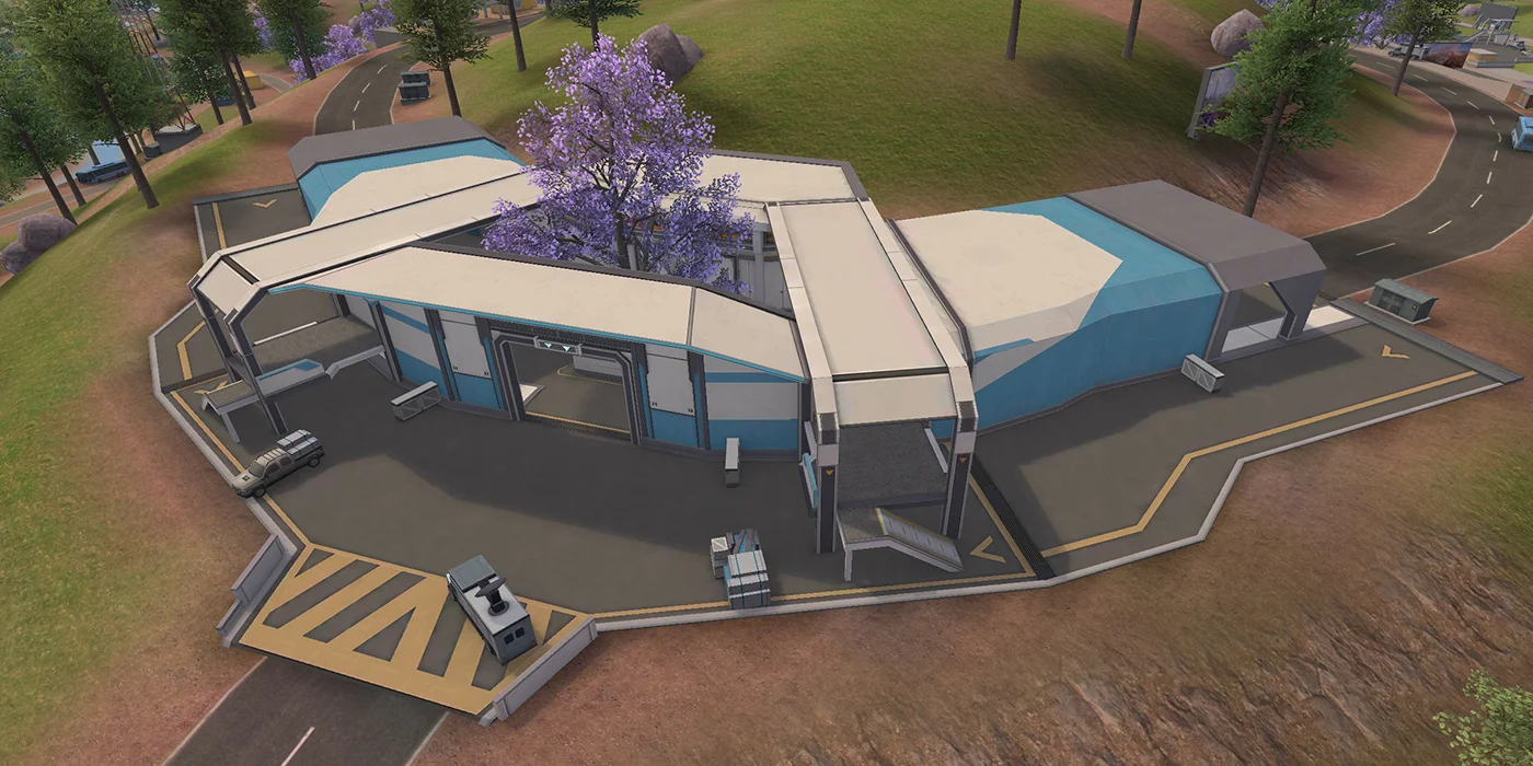 Archway on the Solara map in Free Fire MAX.